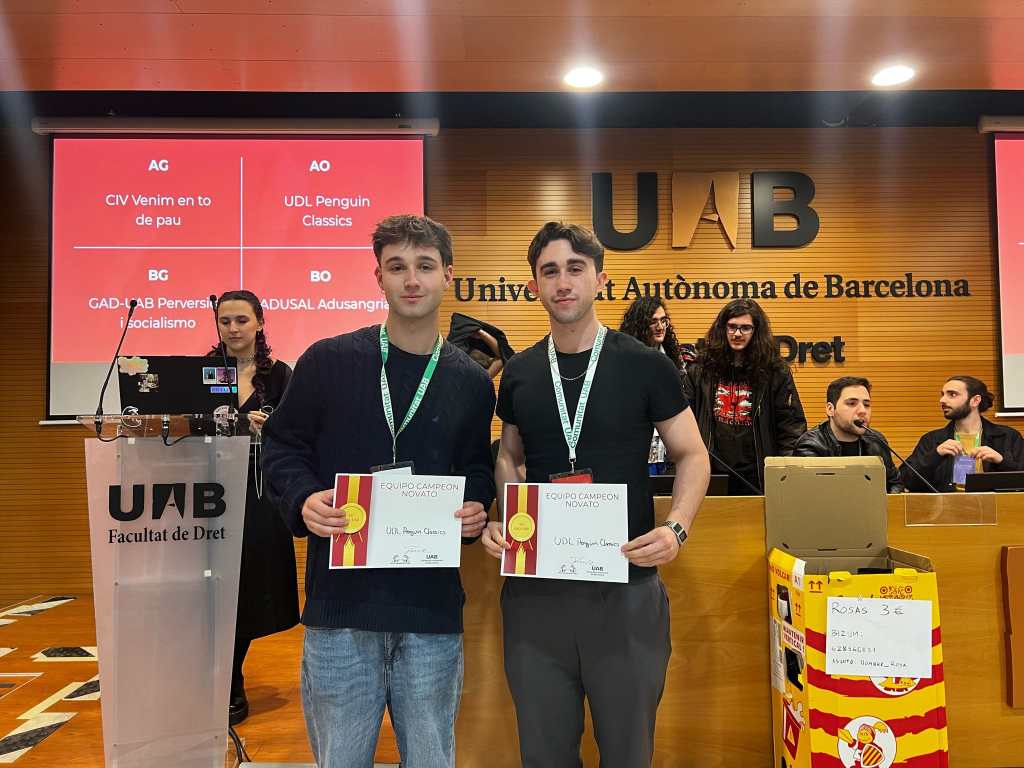 ¡Campeones! La UdL gana la final novel del VII&nbsp;GAD-UAB